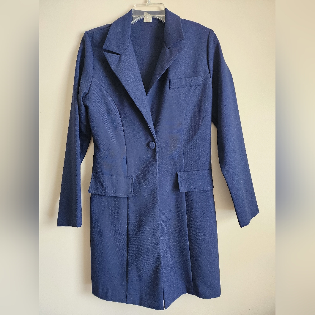 Elegant Navy Women's Coat